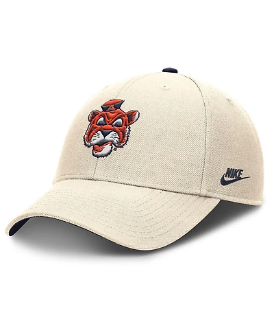 Nike Men's Natural Auburn Tigers Rise Legacy Dri-fit Adjustable Hat