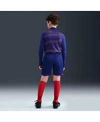 Nike Big Boys and Girls Blue Barcelona 2025/26 Dri-fit Stadium Shorts