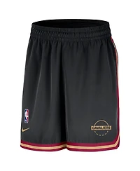 Nike Men's Black Cleveland Cavaliers Authentic Practice Dna Woven Performance Shorts