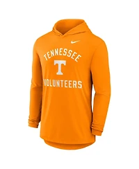 Nike Men's Tennessee Orange Volunteers Classic Arch Tri-Blend Performance Long Sleeve Hoodie T-Shirt
