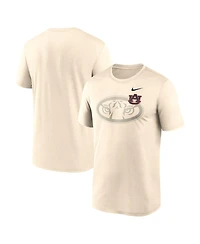 Nike Men's Natural Auburn Tigers Campus Shadow Legend Dri-fit T-Shirt