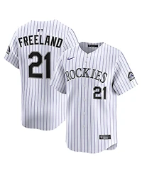 Nike Men's Kyle Freeland White Colorado Rockies Home Limited Player Jersey