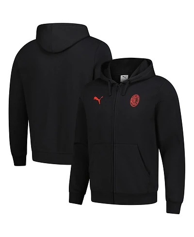 Puma Men's Black Ac Milan 2025/26 Fables Full-Zip Hoodie