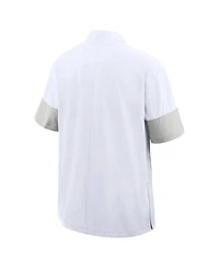 Nike Men's White Auburn Tigers 2025 Sideline Coaches Lightweight Short Sleeve Jacket