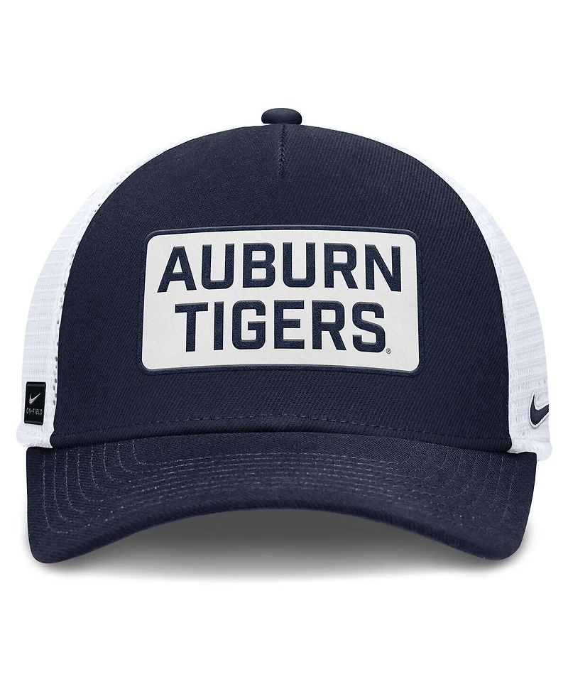 Nike Men's Navy Auburn Tigers 2025 On-Field Club Adjustable Trucker Hat