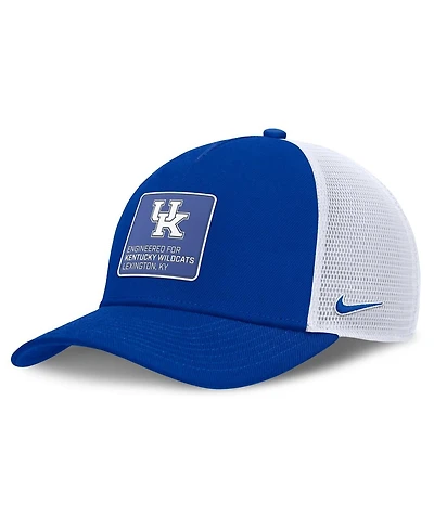 Nike Men's Royal/White Kentucky Wildcats 2025 On-Field Rise Engineered Trucker Adjustable Hat