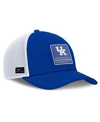 Nike Men's Royal/White Kentucky Wildcats 2025 On-Field Rise Engineered Trucker Adjustable Hat