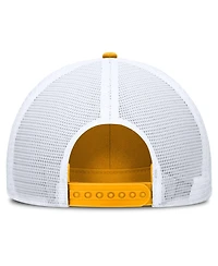 Nike Men's Gold/White Iowa Hawkeyes 2025 On-Field Rise Engineered Trucker Adjustable Hat