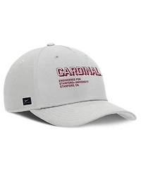 Nike Men's Gray Stanford Cardinal 2025 Sideline Dust Pinched Rise Adjustable Hat