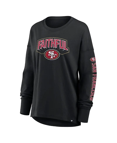 Fanatics Women's Black San Francisco 49ers Hometown Legacy Long Sleeve T-Shirt