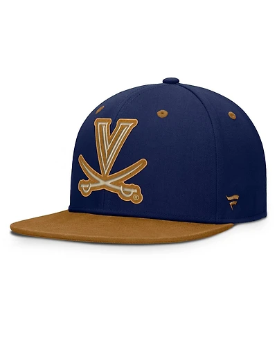 Fanatics Men's Navy/Brown Virginia Cavaliers NoBo Fitted Hat
