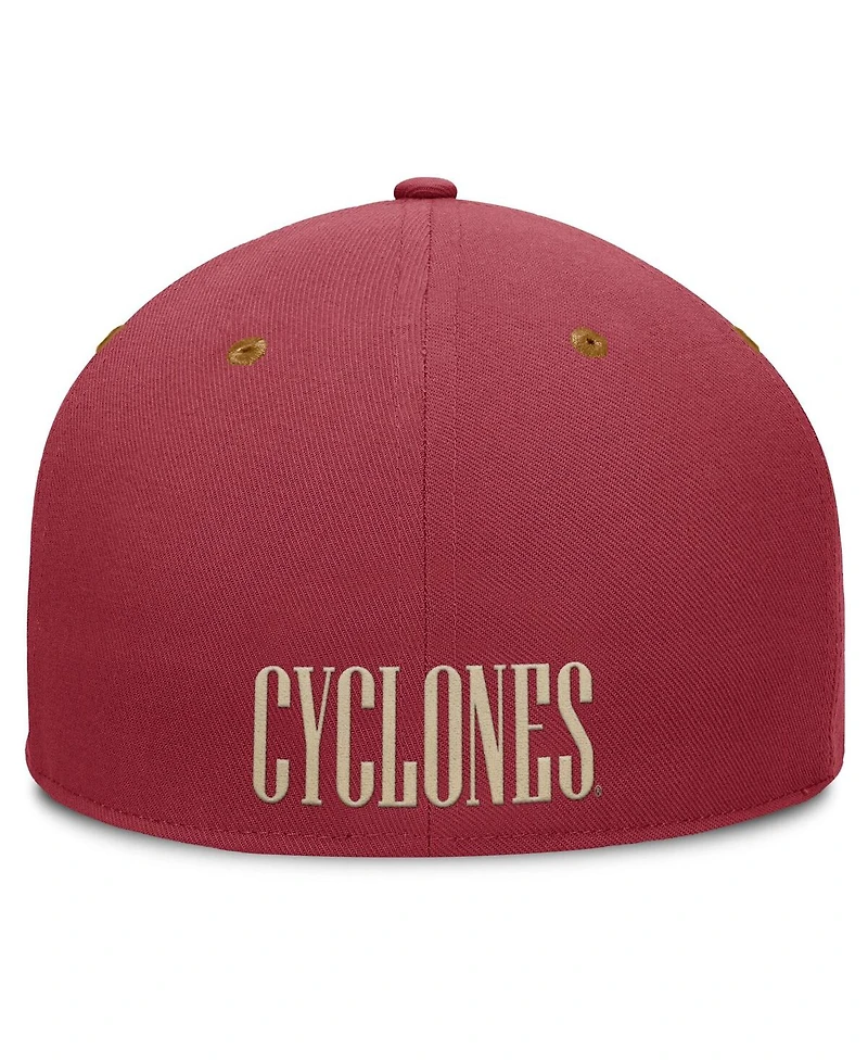 Fanatics Men's Cardinal/Brown Iowa State Cyclones NoBo Fitted Hat