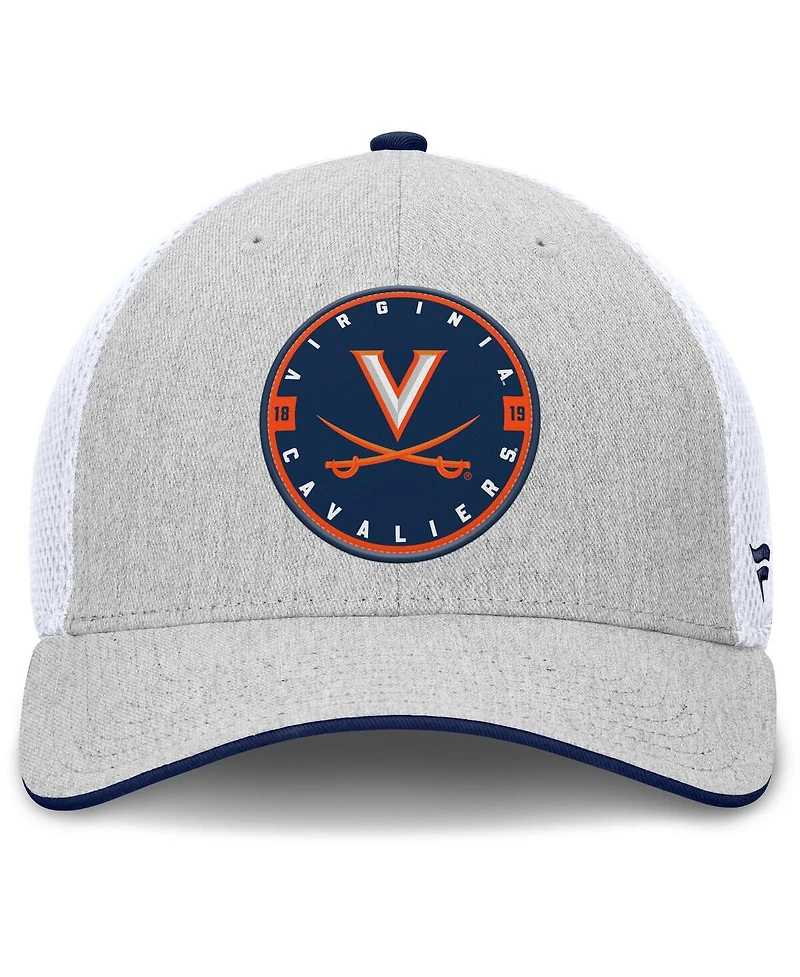 Fanatics Men's Heather Gray Virginia Cavaliers Trigger Flex Hat