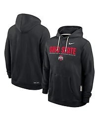 Nike Men's Black Ohio State Buckeyes 2025 Sideline Standard Issue Dri-fit Hoodie