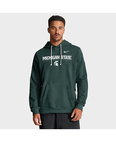 Nike Men's Green Michigan State Spartans 2025 Sideline Standard Issue Dri-fit Hoodie