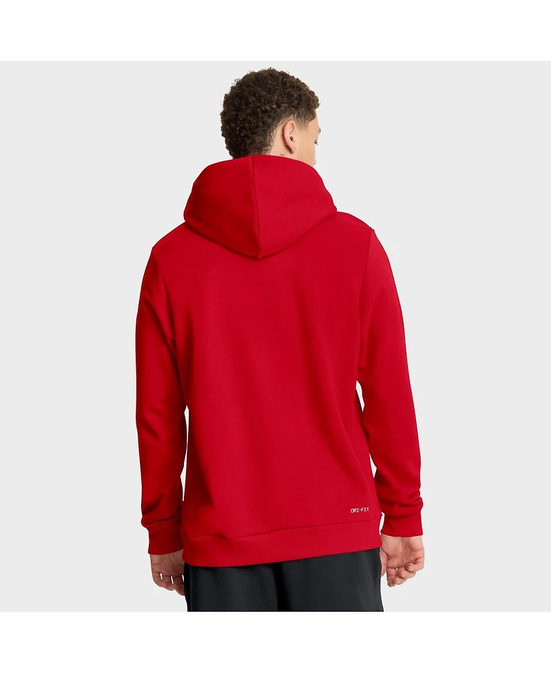 Nike Men's Red Georgia Bulldogs 2025 Sideline Standard Issue Dri-fit Hoodie