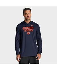 Nike Men's Navy Auburn Tigers 2025 Sideline Dri-fit Long Sleeve Hoodie T-Shirt