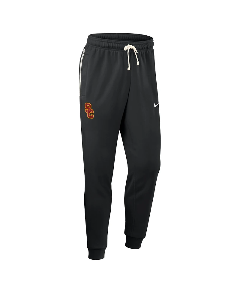 Nike Men's Black Usc Trojans 2025 Sideline Standard Issue Dri-fit Taper Pants