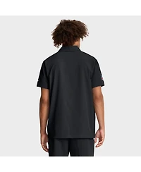 Nike Men's Black Baltimore Ravens Sideline City Pride Woven Performance Polo Shirt
