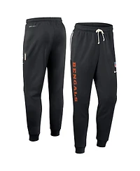 Nike Men's Black Cincinnati Bengals Sideline Standard Issue Ground Game Dri-fit Taper Pants