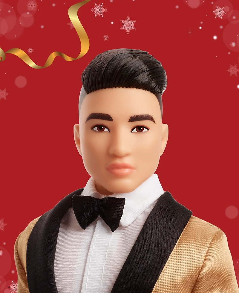 Barbie 2025 Holiday Ken Doll- Black Hair