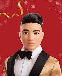 Barbie 2025 Holiday Ken Doll- Black Hair