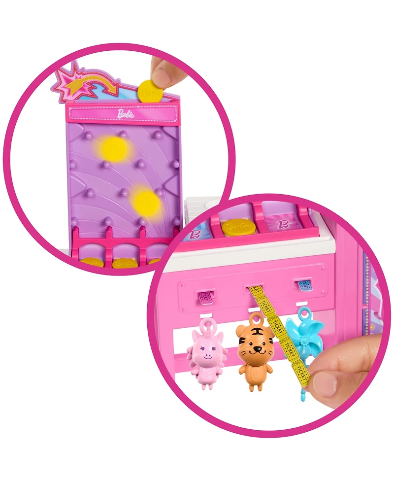 Barbie Mysteries Beach Detectives Malibu Doll Cotton Candy Game Playset and Accessories