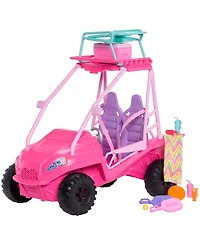 Barbie Mysteries: Beach Detectives Ultimate Beach Buggy Vehicle Playset with 10 Plus Accessories