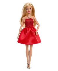 Barbie Mattel 80th Anniversary Celebration Fashion Doll Wearing Dress with Accessories
