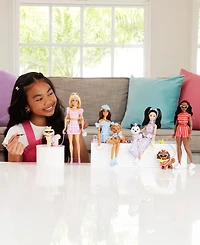 Barbie Twinning Looks Fashion Doll with Pet Dog Matching Clothes Accessories