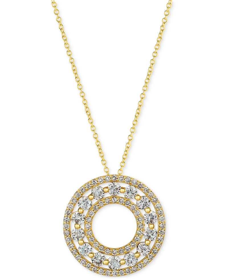 Le Vian Nude Diamond Open Circle 20" Pendant Necklace (1-5/8 ct. t.w.) in 14k Gold