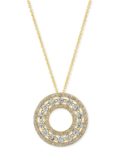 Le Vian Nude Diamond Open Circle 20" Pendant Necklace (1-5/8 ct. t.w.) in 14k Gold
