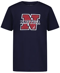 Nautica Big Boys Block N Short Sleeve T-Shirt