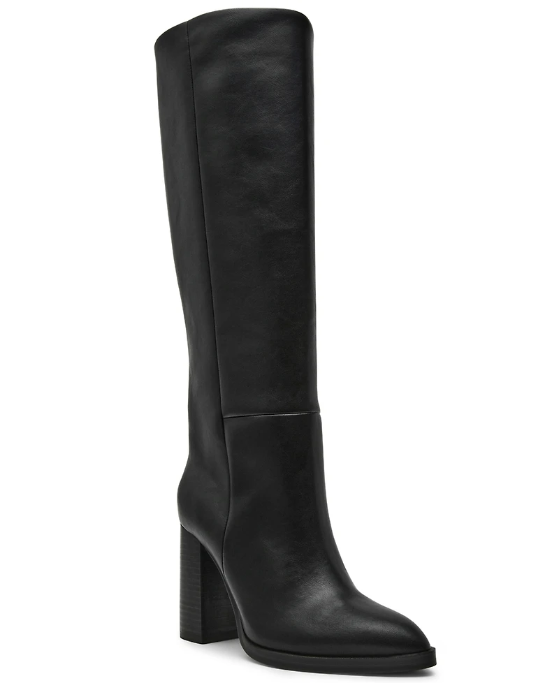 Dv Dolce Vita Women's Bardonny Knee-High Tall Block-Heel Dress Boots