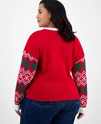 It's Our Time Trendy Plus Charlie Brown Ugly Xmas Sweater