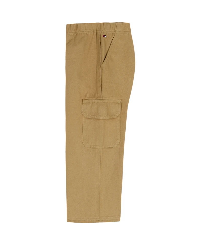 Tommy Hilfiger Baby Boys 2-Piece Long Sleeve Polo Bodysuit and Cargo Pants Set