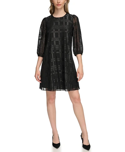 Calvin Klein Women's Crew Neck Shift Dress