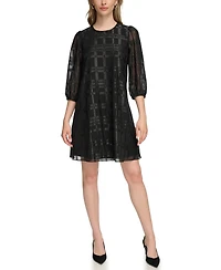 Calvin Klein Women's Crew Neck Shift Dress