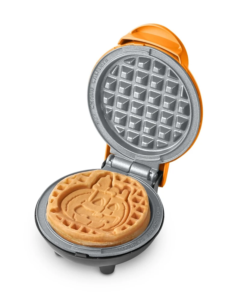 Dash Peanuts Snoopy Jack-o-Lantern Mini Waffle Maker