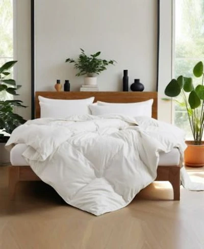Unikome Light Warmth Ultra Soft White Goose Down Feather Fiber Comforters