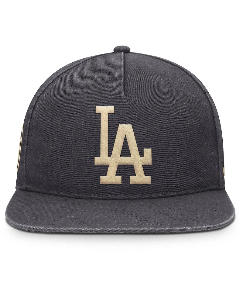 Nike Men's Anthracite Los Angeles Dodgers Monotone Pro Adjustable Hat