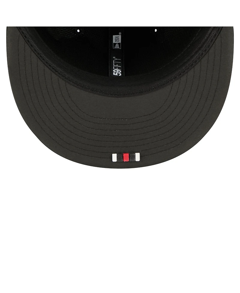 New Era Men's Black Atlanta Falcons 2025 Sideline 59FIFTY Fitted Hat