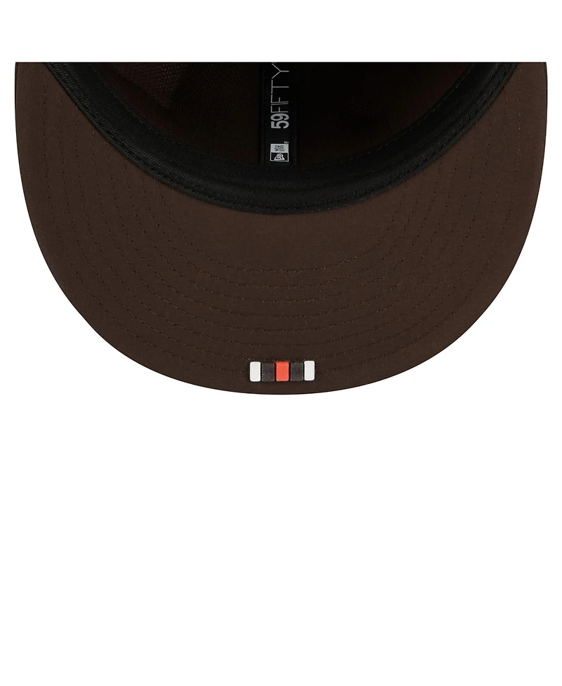 New Era Men's Cleveland Browns 2025 Sideline 59FIFTY Fitted Hat