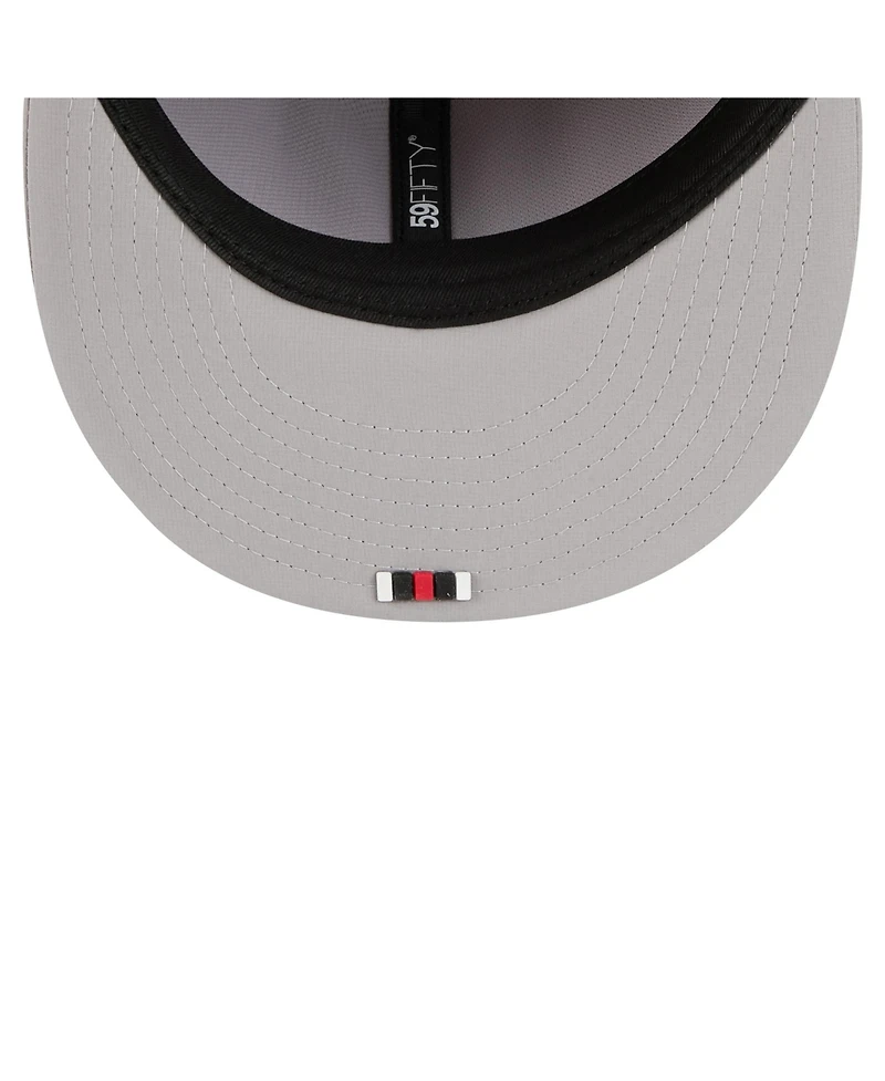 New Era Men's Gray Atlanta Falcons 2025 Sideline 59FIFTY Fitted Hat