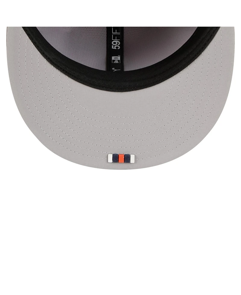 New Era Men's Gray Cincinnati Bengals 2025 Sideline 59FIFTY Fitted Hat