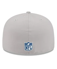 New Era Men's Gray Indianapolis Colts 2025 Sideline 59FIFTY Fitted Hat