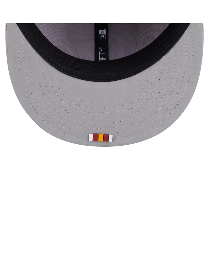 New Era Men's Gray Washington Commanders 2025 Sideline 59FIFTY Fitted Hat