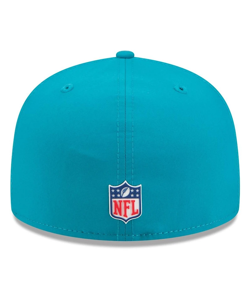 New Era Men's Teal Jacksonville Jaguars 2025 Sideline 59FIFTY Fitted Hat