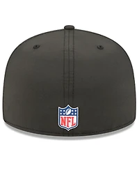 New Era Men's Black Las Vegas Raiders 2025 Sideline 59FIFTY Fitted Hat