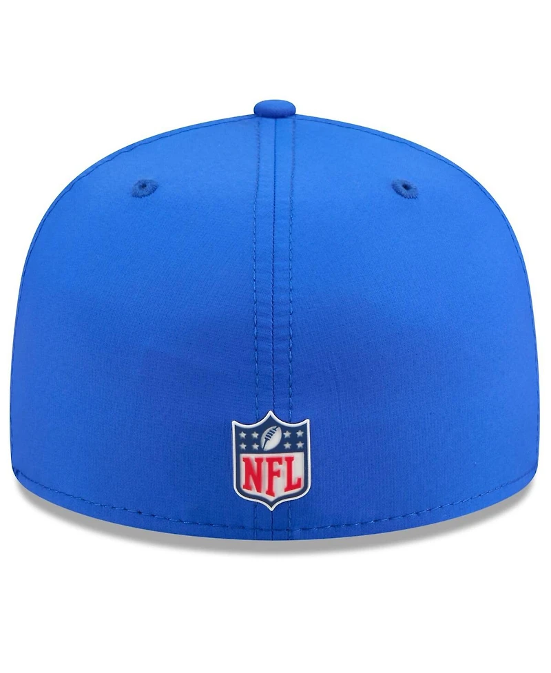 New Era Men's Royal Los Angeles Rams 2025 Sideline 59FIFTY Fitted Hat